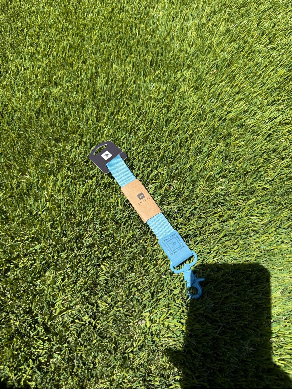 Blue wallet Strap with Clip
